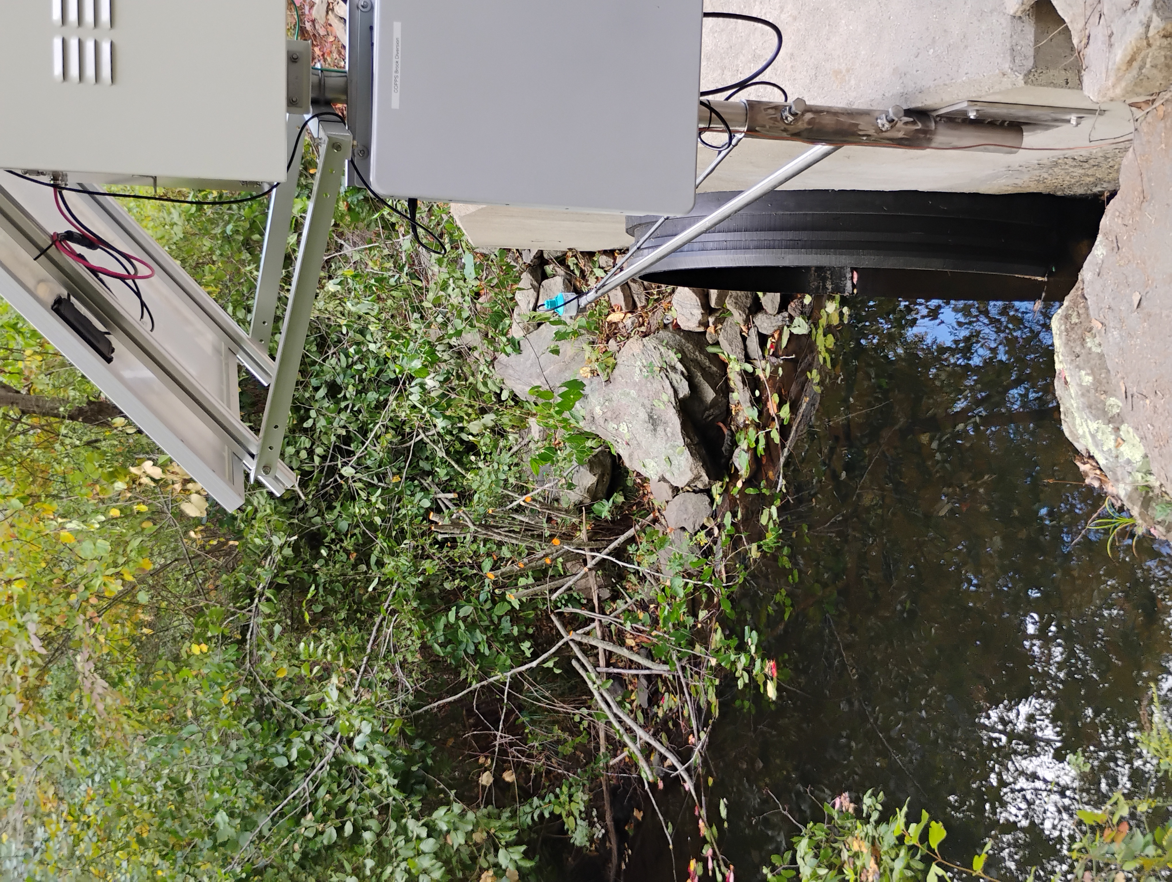 Bridge culvert monitoring installation